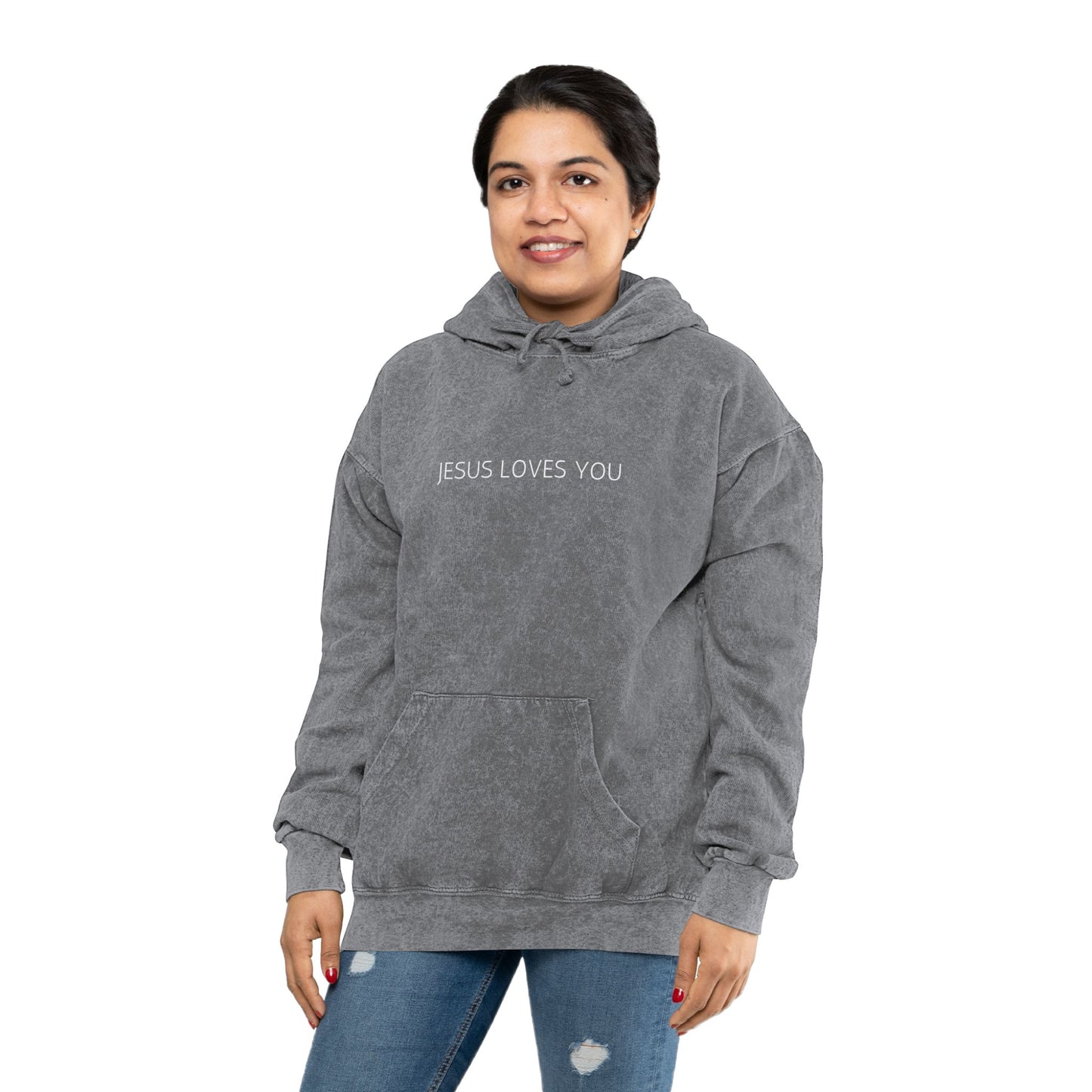 Unisex Mineral Wash Hoodie